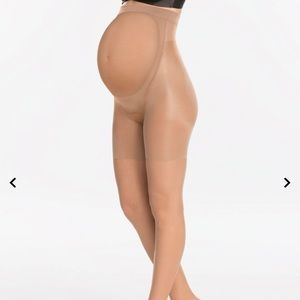 SPANX Mama Mid-Thigh Shaping Sheers - Size B Nude (MATERNITY)